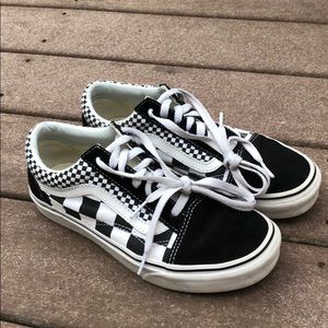 Multi checkered vans